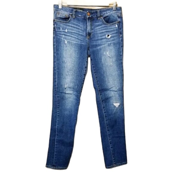 J. Crew Denim - J. Crew | Women's Midrise Distressed Toothpick Jeans (Size 28R)